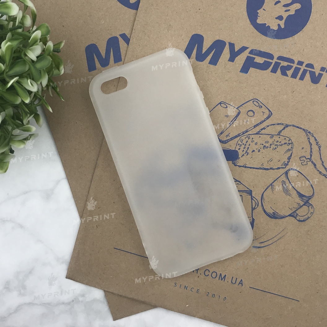 Чохол силіконовий для iPhone 5 / 5S білий (4465) - фото 1 Чохол силіконовий для iPhone 5 / 5S білий (4465) - фото 1 - Чохли для УФ друку
