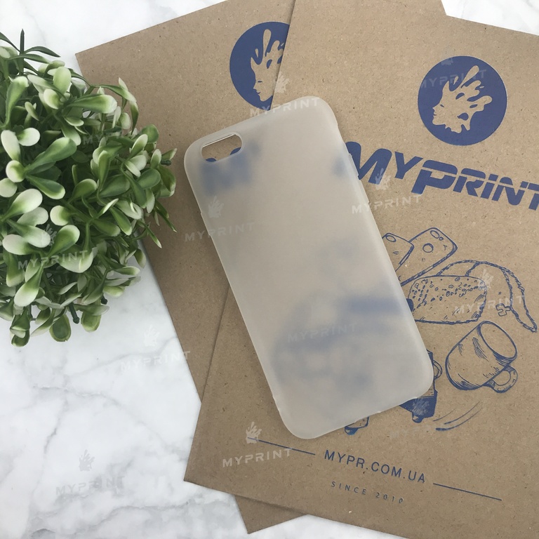 Чохол силіконовий для iPhone 6 / 6S білий (4477) 