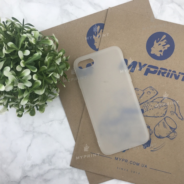 Чехол силиконовый для iPhone 7/8/SE (2020) белый (4489)  Чехол силиконовый для iPhone 7/8/SE (2020) белый (4489)