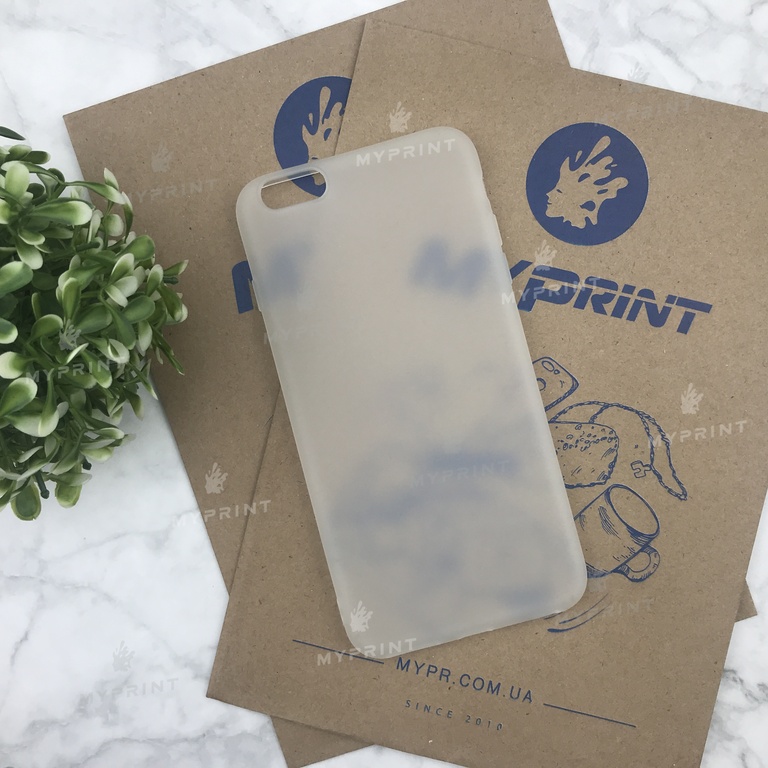 Чохол силіконовий для iPhone 6 PLUS / 6S PLUS білий (4471) 