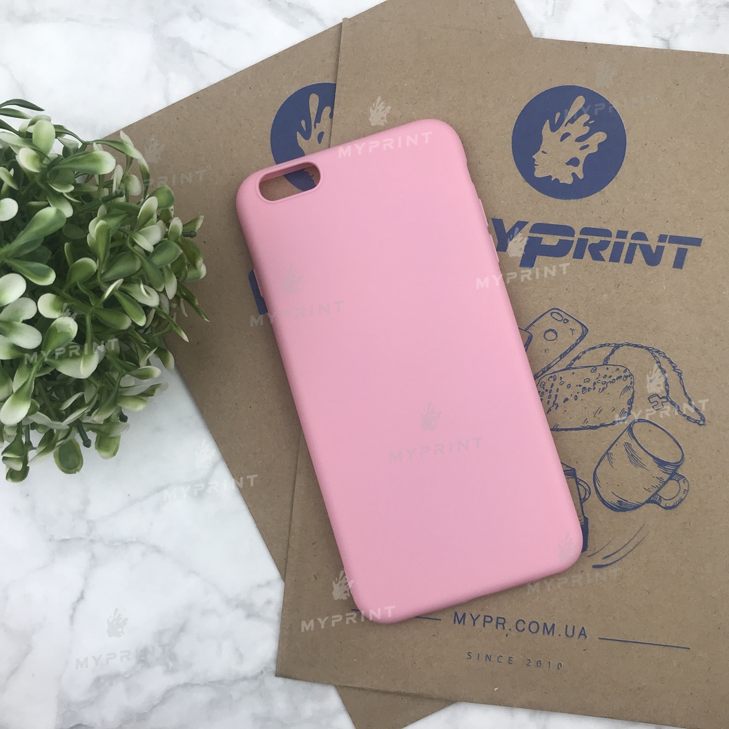 Чохол силіконовий для iPhone 6 PLUS / 6S PLUS рожевий (4473) - фото 1 - Чохли для УФ друку