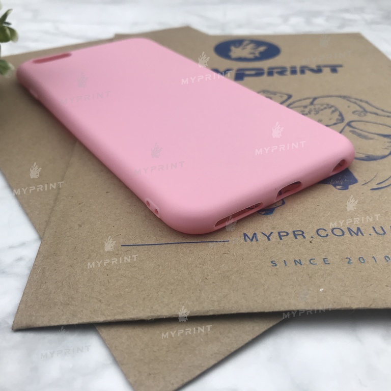 Чохол силіконовий для iPhone 6 PLUS / 6S PLUS рожевий (4473) 