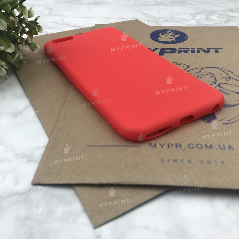 Чохол силіконовий для iPhone 6 PLUS / 6S PLUS червоний (4474) 