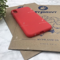 Чохол силіконовий для iPhone X червоний (4498) - фото 2 - Чохли для УФ друку