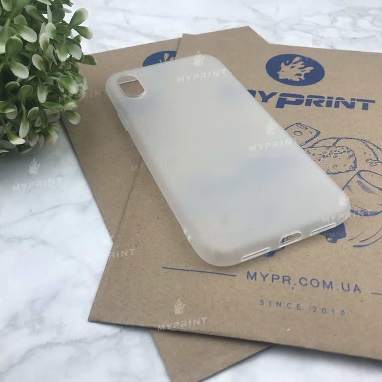 Silicone case for iPhone XR white (4501)  Silicone case for iPhone XR white (4501)