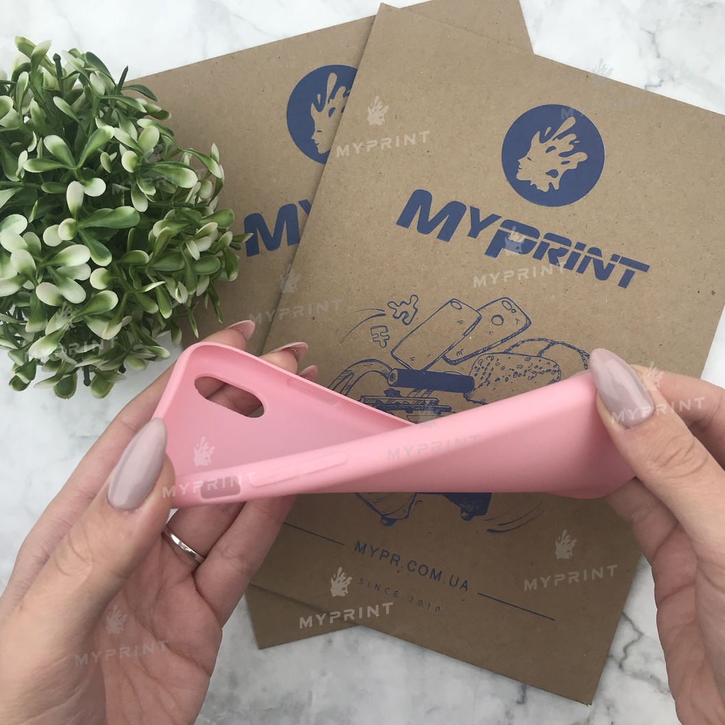 Чохол силіконовий для iPhone XR рожевий (4503) - фото 3 - Чохли для УФ друку