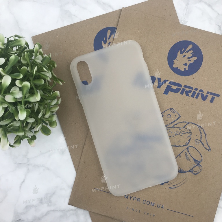 Чохол силіконовий для iPhone XS Max білий (4507) 