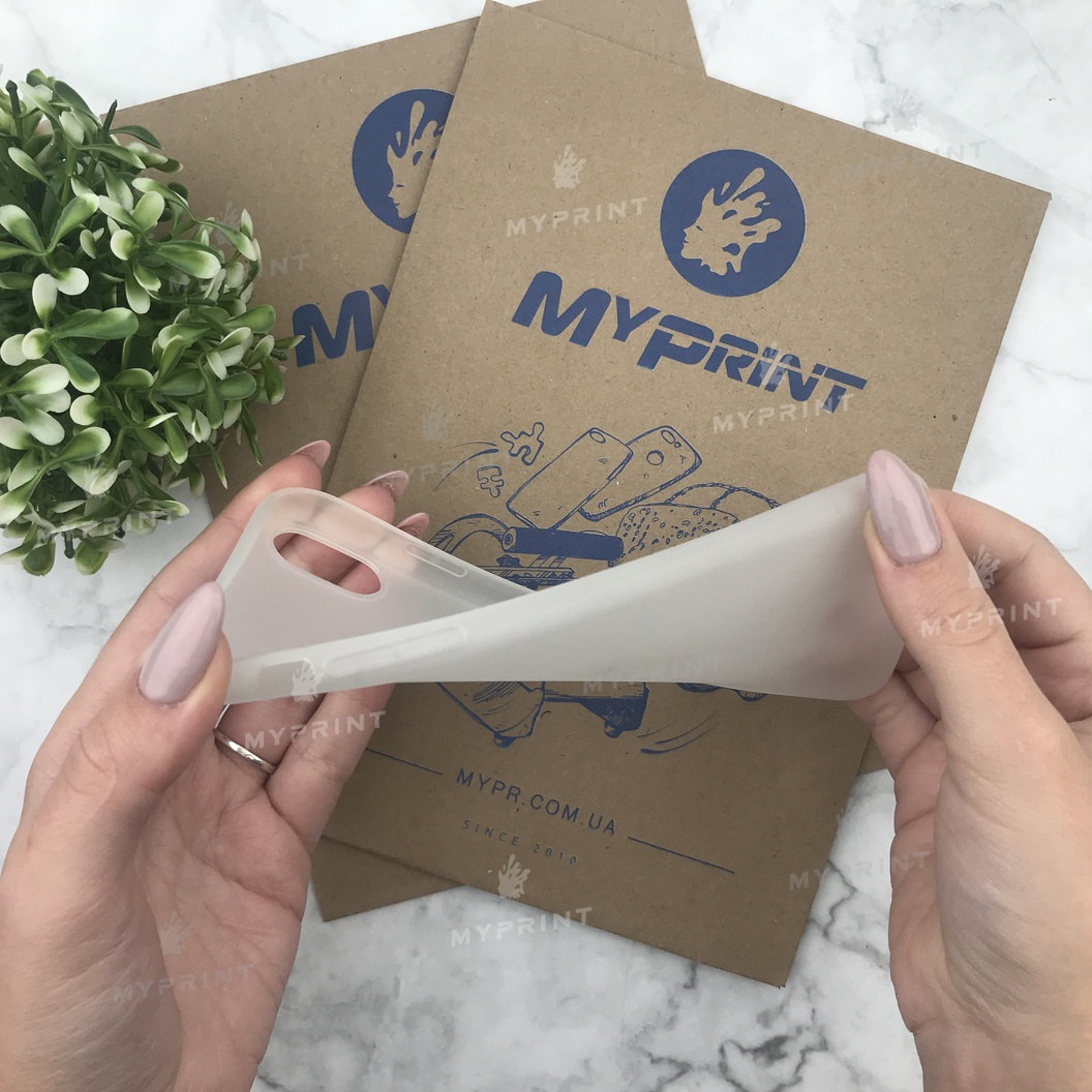 Чохол силіконовий для iPhone XS Max білий (4507) - фото 3 - Чохли для УФ друку