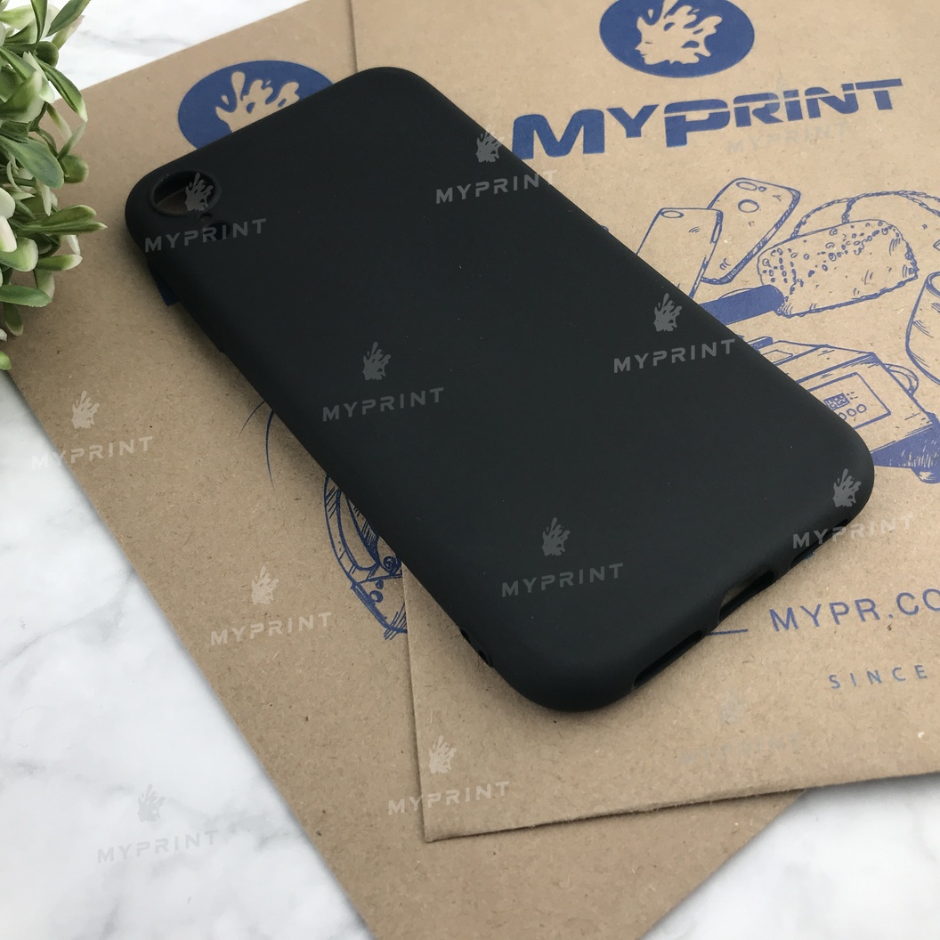 Чохол силіконовий для iPhone XR чорний (4502) - фото 2 - Чохли для УФ друку