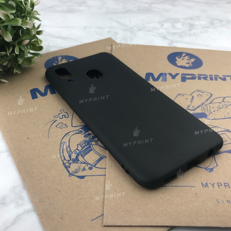 Чохол силіконовий для Samsung A20 / A30 / M10s чорний (4806) 