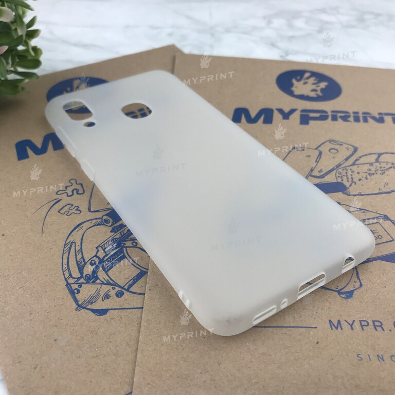 Чохол силіконовий для Samsung A20 / A30 / M10s білий (4805) 