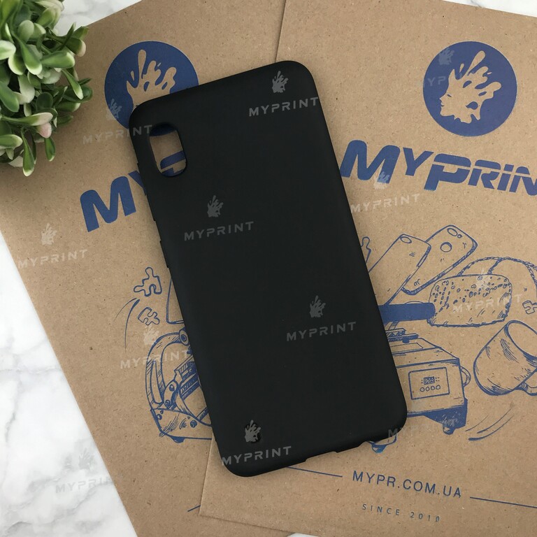 Чохол силіконовий для Samsung A10 чорний (4800) 