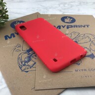 Чохол силіконовий для Samsung A10 червоний (4802) - фото 2 - Чохли для УФ друку
