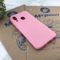 Чохол силіконовий для Samsung A40 рожевий (5492) - фото 2 - Чохли для УФ друку