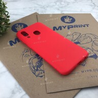 Silicone case for Samsung A40 red (5493) - фото 2 Silicone case for Samsung A40 red (5493) - фото 2 - Covers for UV printing