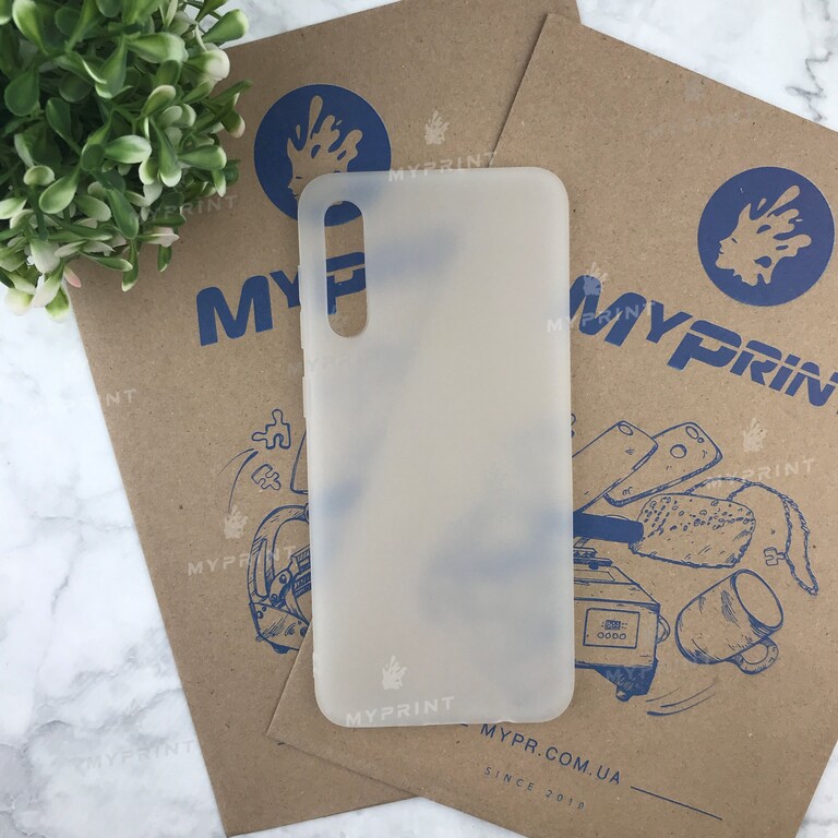 Чохол силіконовий для Samsung A50 / A50s / A30s білий (4819) 