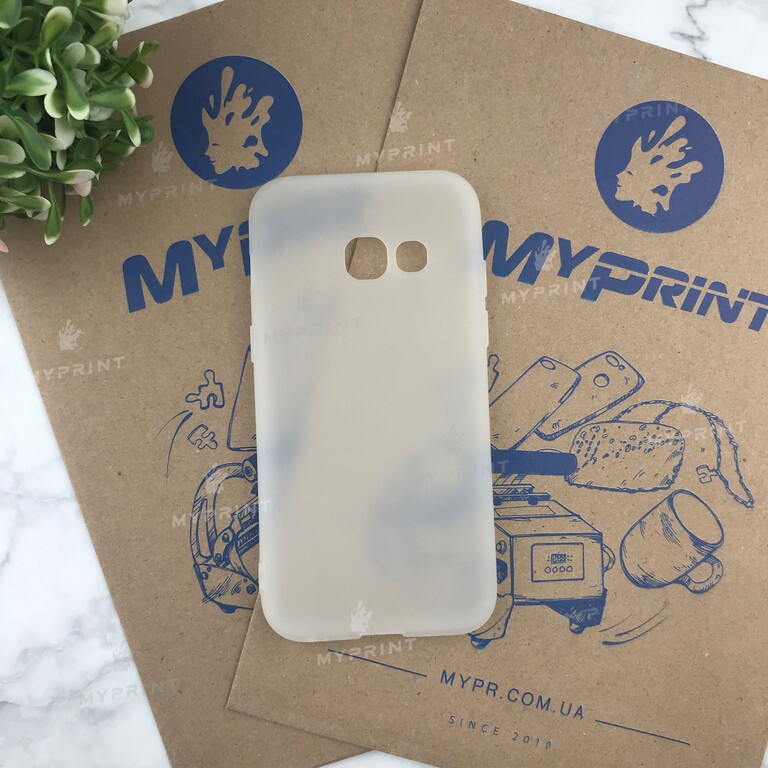 Чохол силіконовий для Samsung A320 білий (4813) 