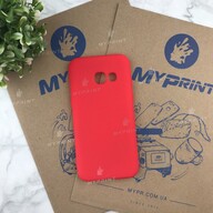 Чохол силіконовий для Samsung A320 червоний (4816) - фото 1 - Чохли для УФ друку