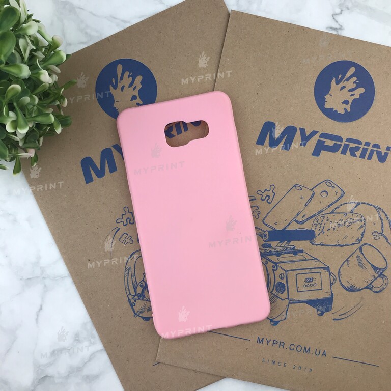 Чохол силіконовий для Samsung A510 рожевий (4827) 