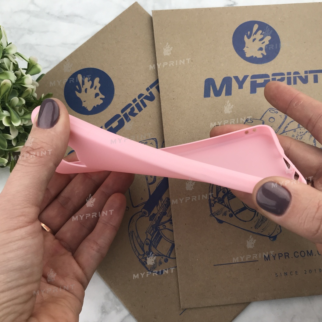 Чохол силіконовий для Samsung A510 рожевий (4827) - фото 3 - Чохли для УФ друку