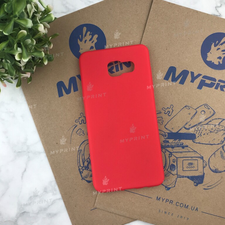 Чохол силіконовий для Samsung A510 червоний (4828) 