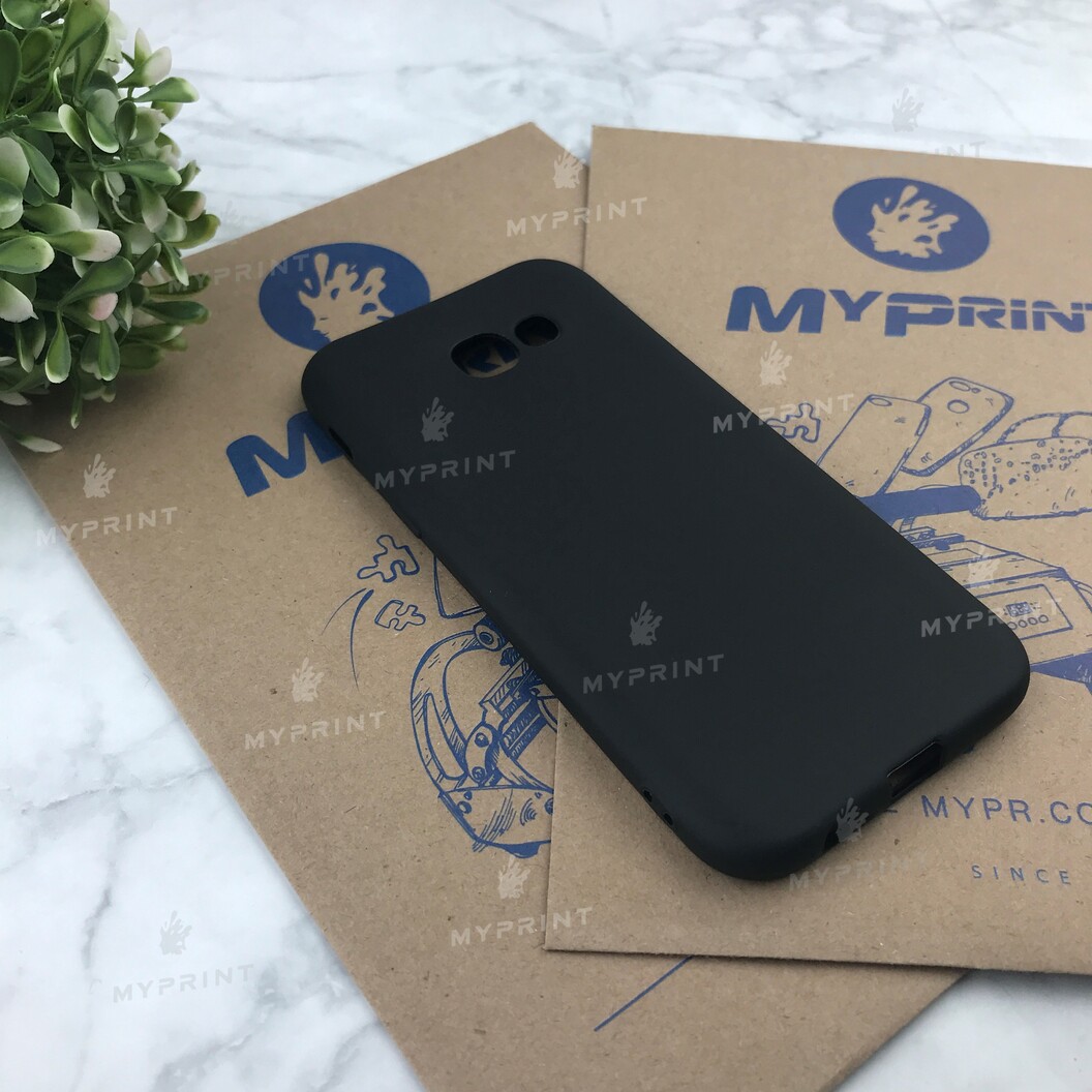 Чохол силіконовий для Samsung A520 чорний (4832) - фото 2 - Чохли для УФ друку