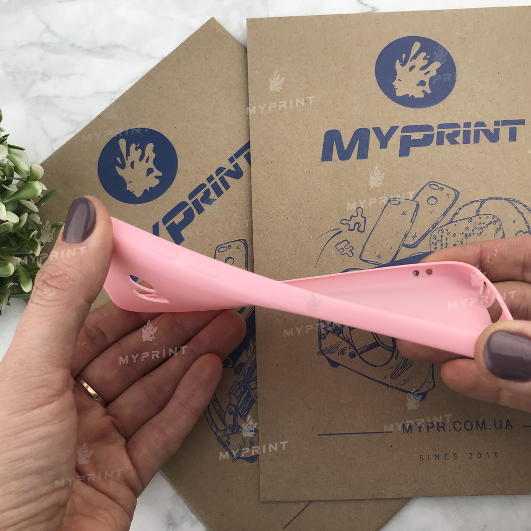 Чохол силіконовий для Samsung A520 рожевий (4833) - фото 3 - Чохли для УФ друку