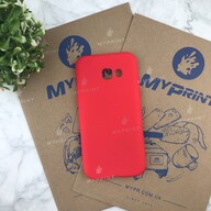 Чохол силіконовий для Samsung A520 червоний (4834) - фото 1 Чохол силіконовий для Samsung A520 червоний (4834) - фото 1 - Чохли для УФ друку