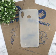 Чохол силіконовий для Samsung A6S білий (4849) - фото 1 - Чохли для УФ друку