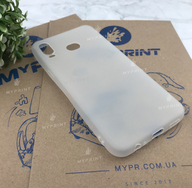 Чохол силіконовий для Samsung A6S білий (4849) - фото 2 - Чохли для УФ друку