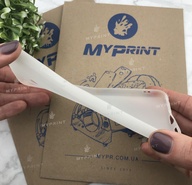 Чохол силіконовий для Samsung A6S білий (4849) - фото 3 - Чохли для УФ друку