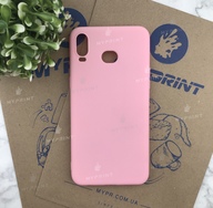 Чохол силіконовий для Samsung A6S рожевий (4851) - фото 1 - Чохли для УФ друку
