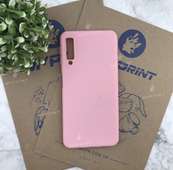 Чохол силіконовий для Samsung A7 2018 рожевий (4857) - фото 1 - Чохли для УФ друку