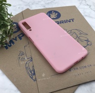 Чохол силіконовий для Samsung A7 2018 рожевий (4857) - фото 2 - Чохли для УФ друку