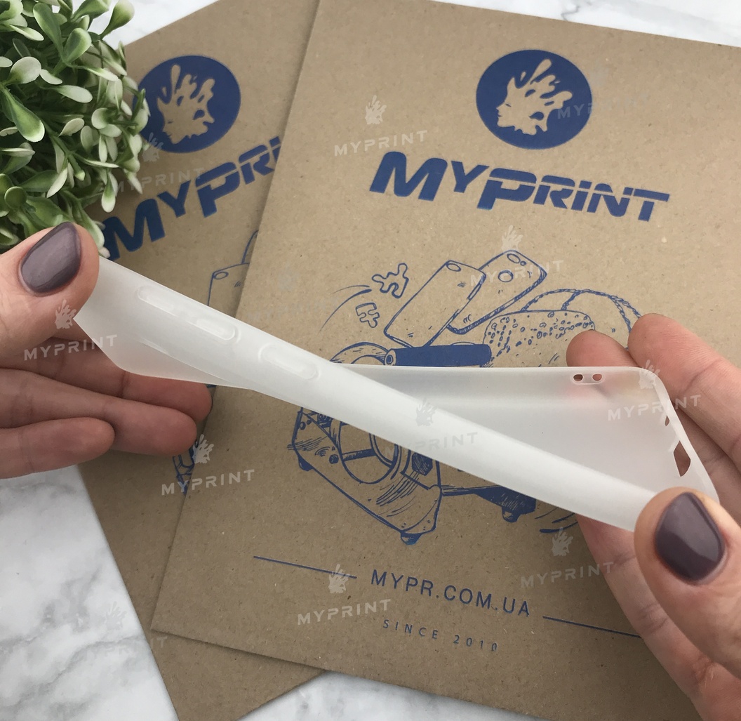 Чохол силіконовий для Samsung A8 2018 білий (4867) - фото 3 - Чохли для УФ друку