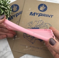 Чохол силіконовий для Samsung A8 2018 рожевий (4869) - фото 3 - Чохли для УФ друку