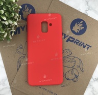 Чохол силіконовий для Samsung A8 Plus 2018 червоний (4876) - фото 1 Чохол силіконовий для Samsung A8 Plus 2018 червоний (4876) - фото 1 - Чохли для УФ друку