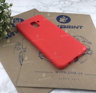 Чохол силіконовий для Samsung A8 Plus 2018 червоний (4876) - фото 2 Чохол силіконовий для Samsung A8 Plus 2018 червоний (4876) - фото 2 - Чохли для УФ друку