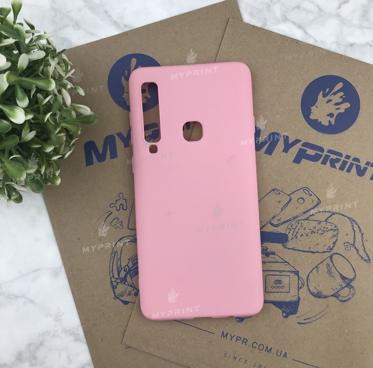 Чохол силіконовий для Samsung A9 2018 рожевий (4881) 