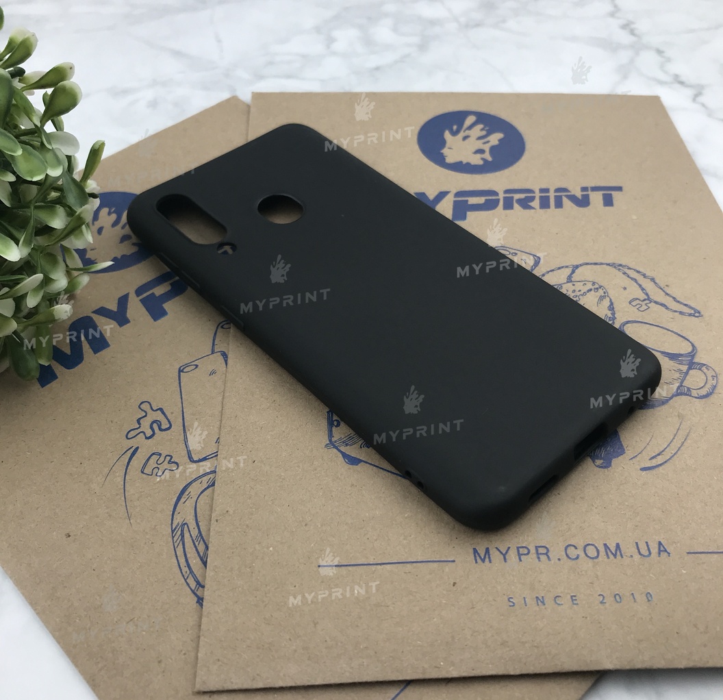Чохол силіконовий для Samsung A60 / M40 чорний (5496) - фото 2 Чохол силіконовий для Samsung A60 / M40 чорний (5496) - фото 2 - Чохли для УФ друку