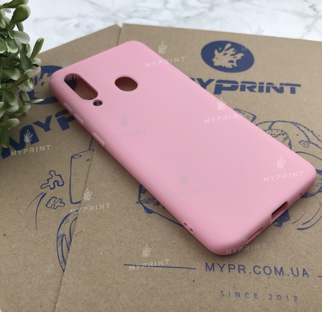 Silicone case for Samsung A60 / M40 pink (5499) - фото 2 Silicone case for Samsung A60 / M40 pink (5499) - фото 2 - Covers for UV printing