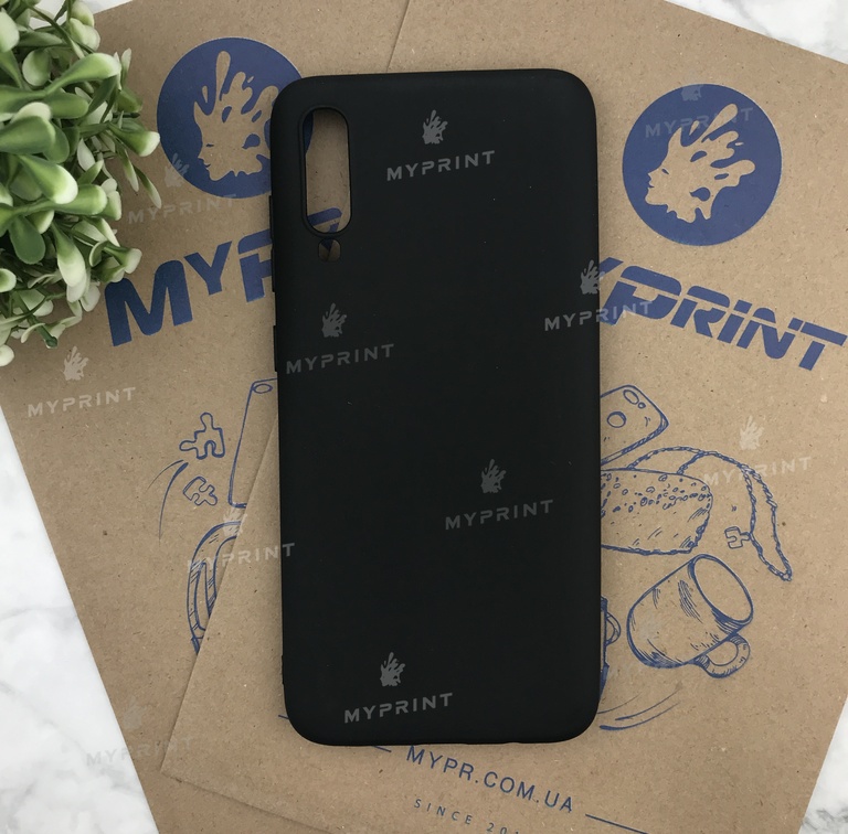Чохол силіконовий для Samsung A70 / A70s чорний (5502) 