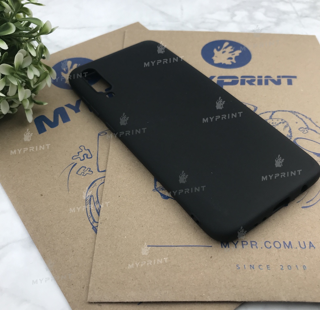 Чохол силіконовий для Samsung A70 / A70s чорний (5502) - фото 2 Чохол силіконовий для Samsung A70 / A70s чорний (5502) - фото 2 - Чохли для УФ друку