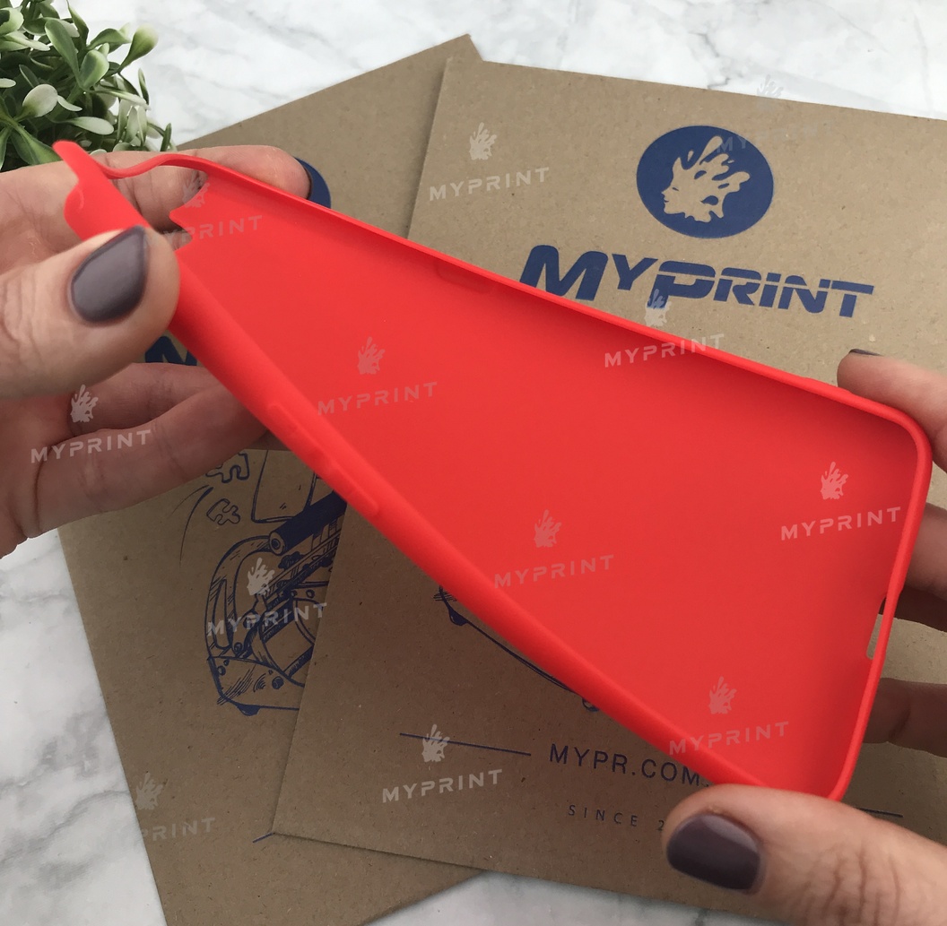 Чохол силіконовий для Samsung A80 червоний (5506) - фото 3 Чохол силіконовий для Samsung A80 червоний (5506) - фото 3 - Чохли для УФ друку