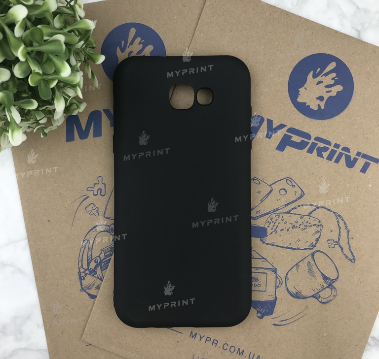 Чохол силіконовий для Samsung A720 чорний (4862) 