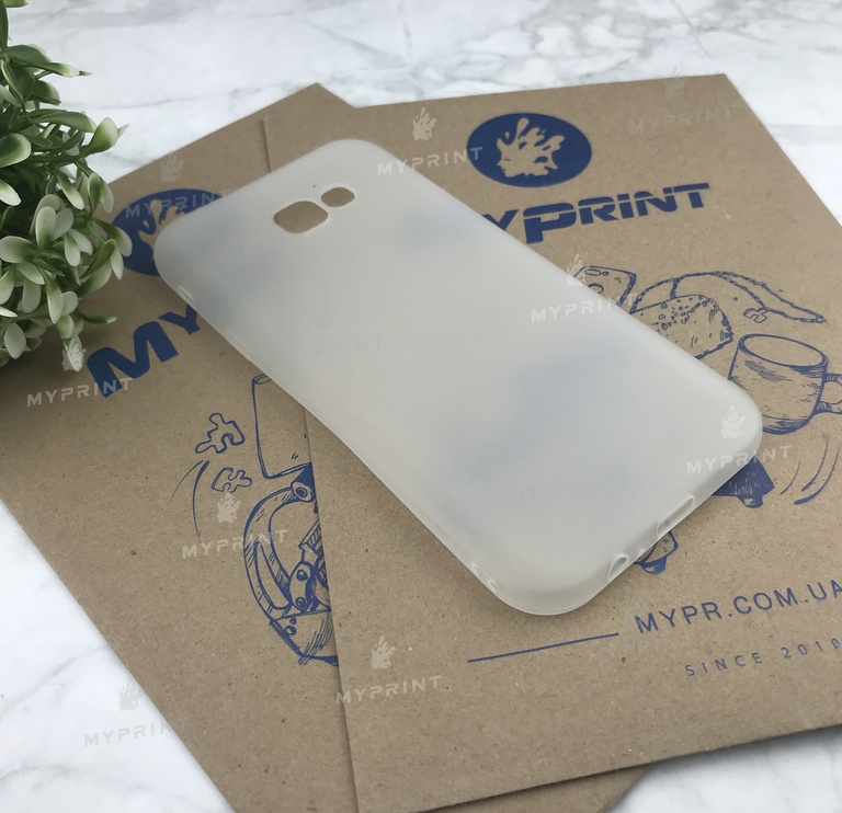 Чохол силіконовий для Samsung A720 білий (4861) 