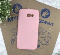 Чохол силіконовий для Samsung A720 рожевий (4863) - фото 1 - Чохли для УФ друку