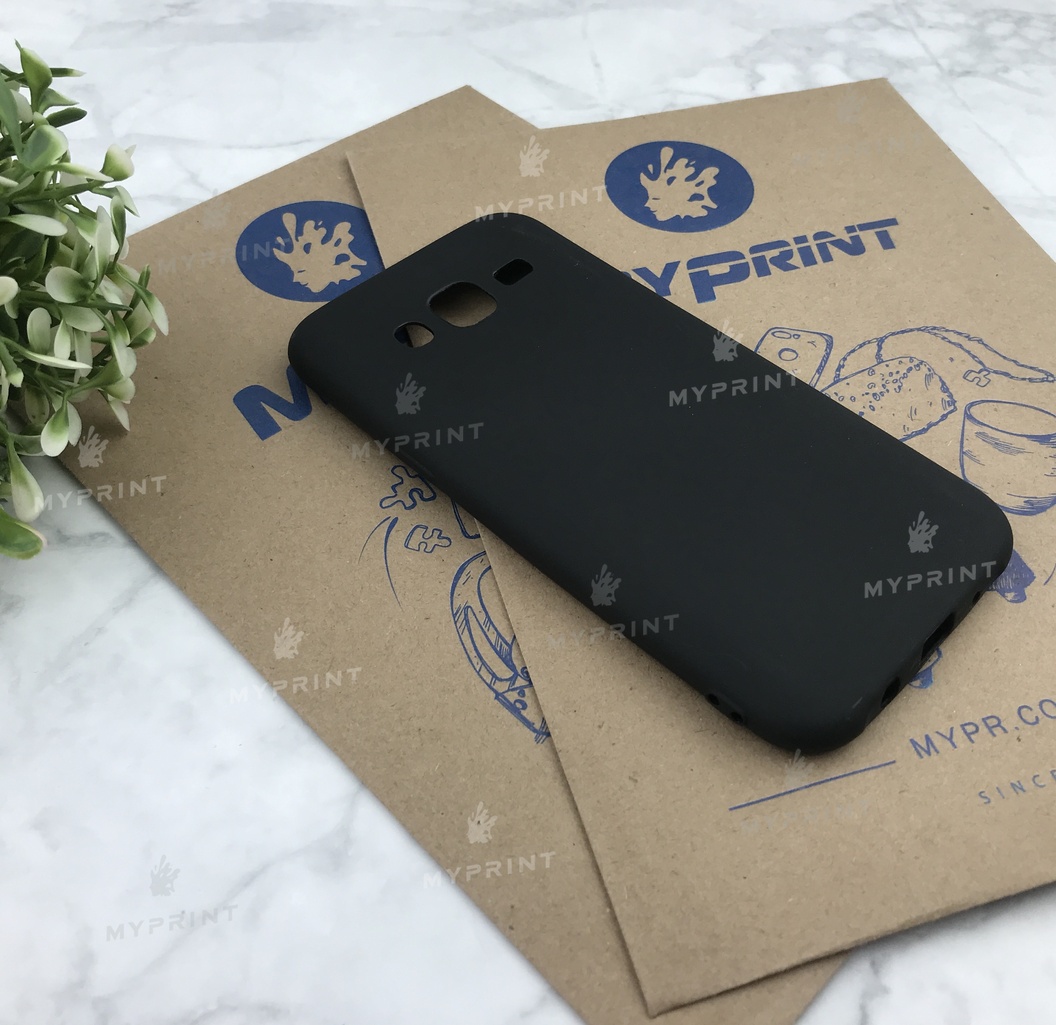 Чохол силіконовий для Samsung J500 чорний (4931) - фото 2 - Чохли для УФ друку