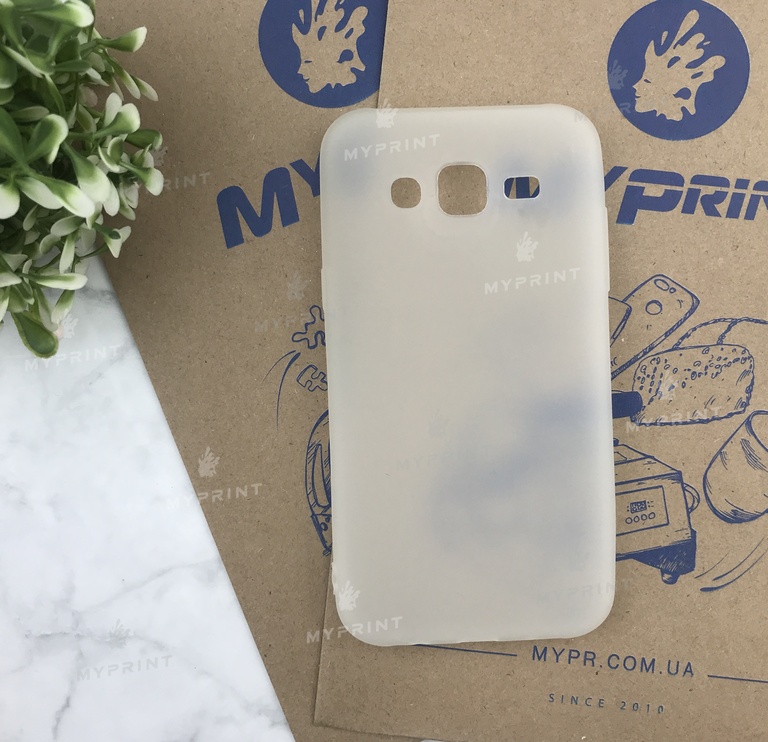 Чохол силіконовий для Samsung J500 білий (4930) 