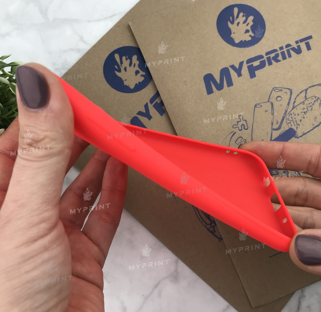 Чохол силіконовий для Samsung J500 червоний (4933) - фото 3 - Чохли для УФ друку